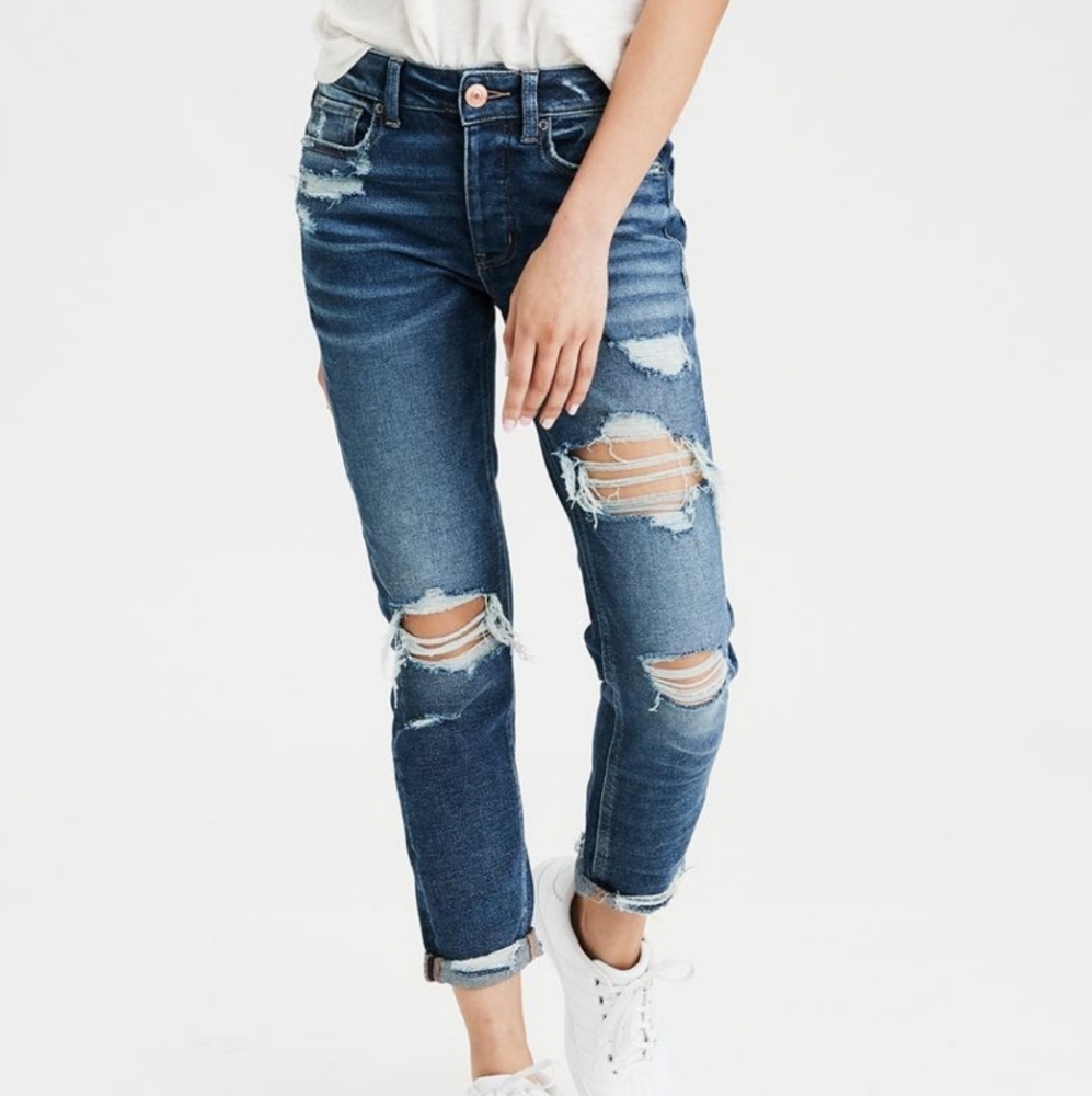 AE tomgirl stretch jean